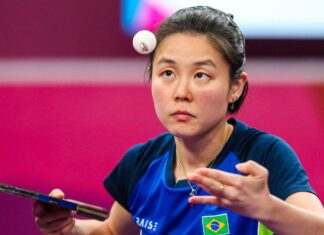 Tênis de mesa: time de Jessica Yamada lidera em competição na Suécia