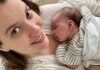 Nathalia Dill posta foto com filha recém-nascida