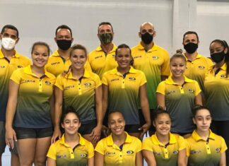 Seleção de Ginástica Artística Feminina treina no Rio até quarta