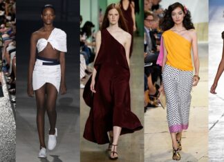 Decote um ombro só: a trend voltou no look do dia, na moda praia e mais!