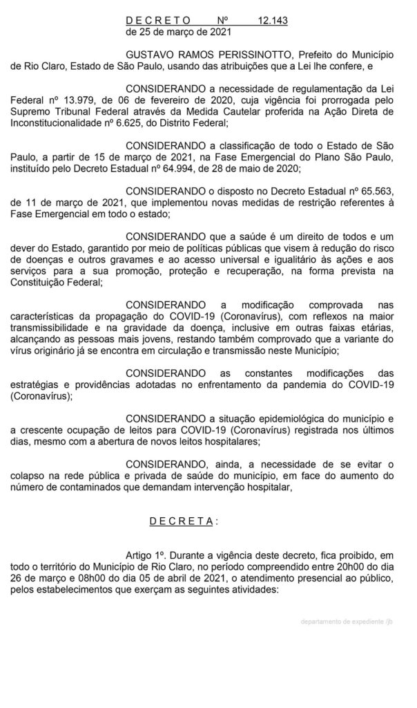 Decreto 12.143 - Página 1