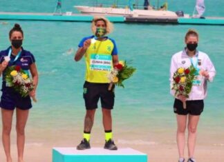 Maratona Aquática: Ana Marcela vence etapa de Doha do Circuito Mundial