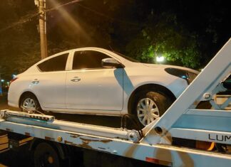 GCM localiza carro roubado pelo bairro Boa Vista