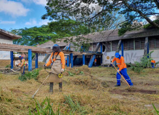 Área interna do Chanceler recebe limpeza