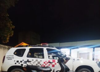 Patrulha Rural da PM detém casal com moto furtada