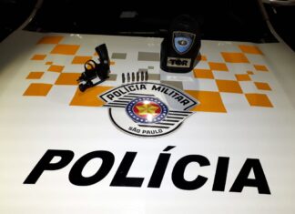TOR da Polícia Rodoviária prende dupla por porte ilegal de arma na SP-310
