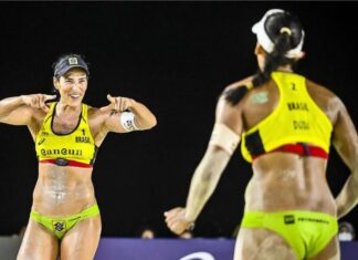 Ágatha e Duda fazem final contra russas nesta segunda, em Cancún