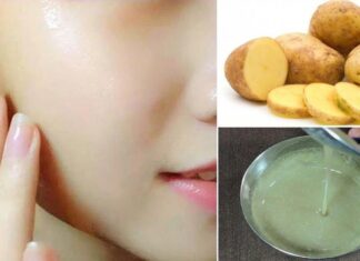 Misture limão e batatas para remover manchas do rosto