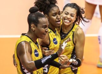 Praia Clube sai na frente do Minas na final da Superliga Feminina