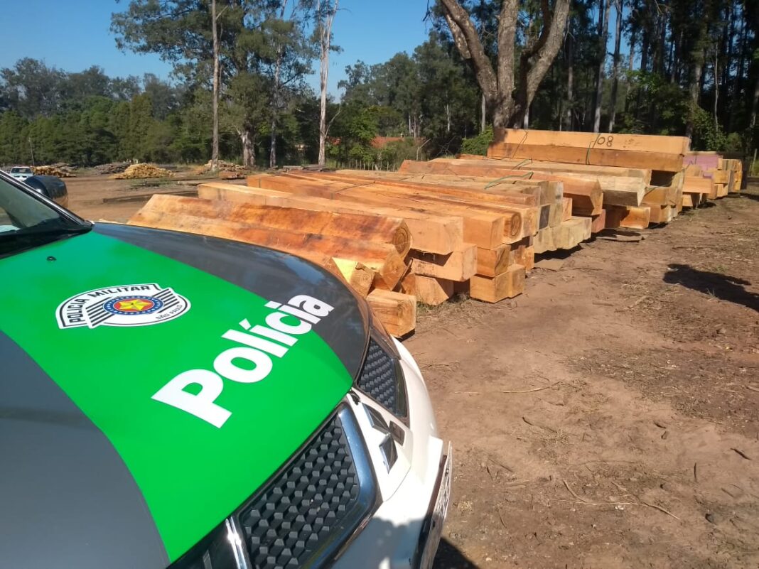 Polícia Ambiental apreende carga de madeira sem licença em RC