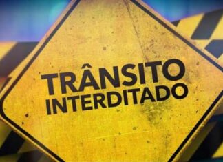 Trânsito na Rua 9 com avenidas 5 e 7 será interditado hoje Trânsito na Rua 9 com avenidas 5 e 7 será interditado hoje