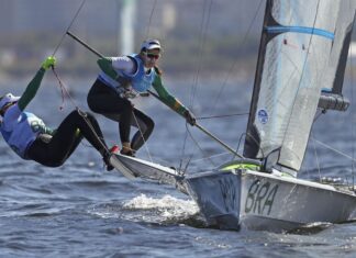 Martine Grael e Kahena Kunze faturam bronze em Campeonato de Vela em Cascais Martine Grael e Kahena Kunze faturam bronze em Campeonato de Vela