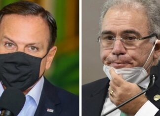 Doria rebate Queiroga no Twitter após declaração do Ministro: ‘Recalque’ Doria rebate Queiroga no Twitter após declaração do Ministro: 'Recalque'