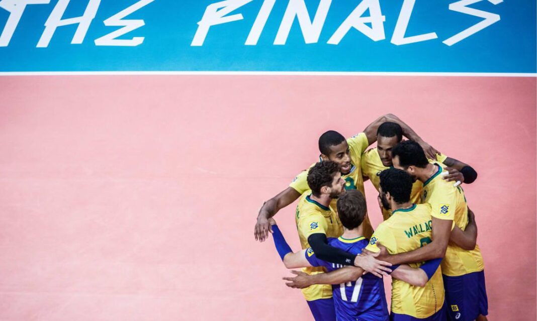 Brasil derrota França e está na decisão da Liga das Nações de vôlei