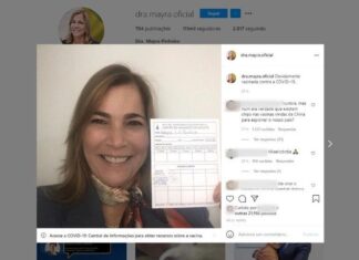 Pois é… Capitã Cloroquina é vacinada contra covid-19 Pois é... Mayra Pinehiro, a Capitã Cloroquina é vacina contra covid