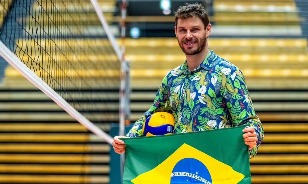 Bruninho e Ketleyn Quadros serão porta-bandeiras do Brasil