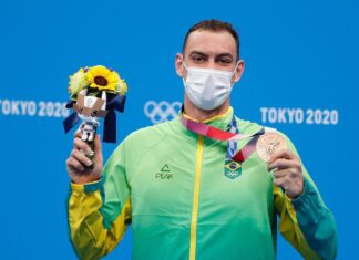Fernando Scheffer fatura medalha de bronze na natação Fernando Scheffer fatura medalha de bronze na natação