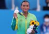 Rebeca conquista a primeira medalha olímpica da ginástica do Brasil Rebeca conquista a primeira medalha olímpica da ginástica do Brasil