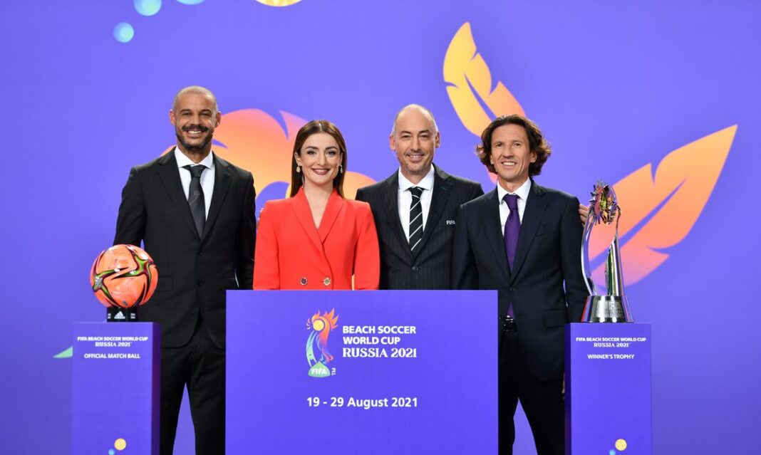 Sorteio define grupos da Copa do Mundo de Beach Soccer de 2021