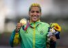 Ana Marcela Cunha é ouro na maratona aquática Ana Marcela Cunha é ouro na maratona aquática
