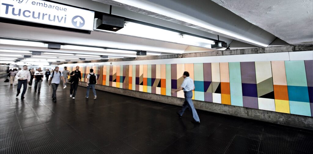 Cultura nordestina é homenageada com arte no metrô