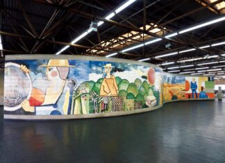 Cultura nordestina é homenageada com arte no metrô Cultura nordestina é homenageada com arte no metrô