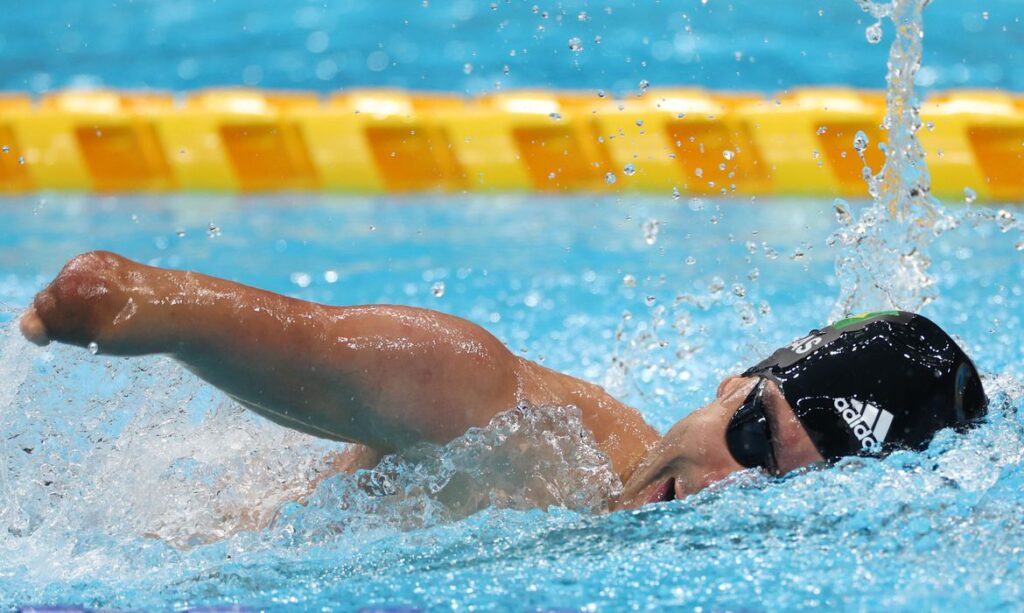 Brasil conquista quatro medalhas na natação na Paralimpíada