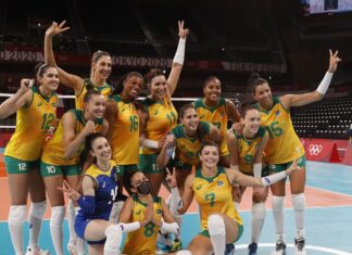 Vôlei: Brasil vence o Quênia e pega a Rússia nas quartas em Tóquio Brasil vence Quênia e pega a Rússia nas quartas em Tóquio