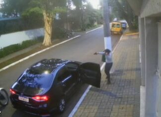 Vídeo: Escolta de família do prefeito de SP reage a assalto e mata ladrão Vídeo: Escolta de família do prefeito de SP reage a assalto e mata ladrão