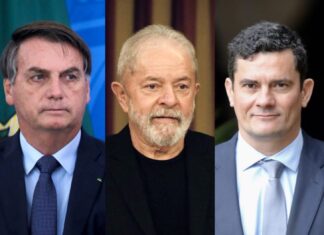 Pesquisa mostra Moro em 3º, Lula na liderança e Bolsonaro em queda Pesquisa mostra Moro em 3º, Lula na liderança e Bolsonaro em queda