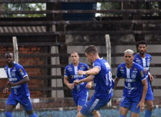 Rio Claro duela contra a Portuguesa na semifinal da A2; Oeste pega o São Bento Treino dos jogadores do Rio Claro que se classificou para a semifinal da A2.