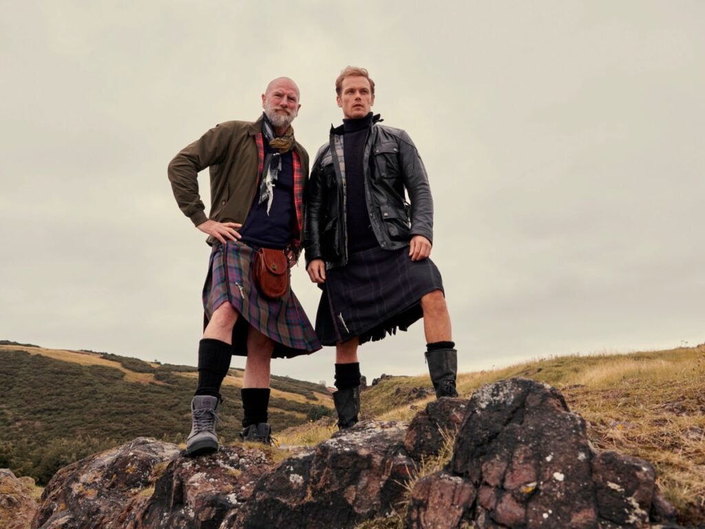 Graham McTavish e Sam Heughan estrelam "Men in Kilts"