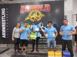 Equipe de luta de braço de Cordeirópolis se destaca em evento esportivo