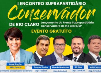 Encontro Conservador de Rio Claro pode delinear alianças para 2024 Encontro Conservador de Rio Claro pode delinear alianças para 2024